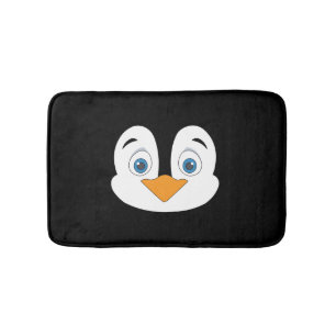 Tapis De Bain Face de pingouin mou