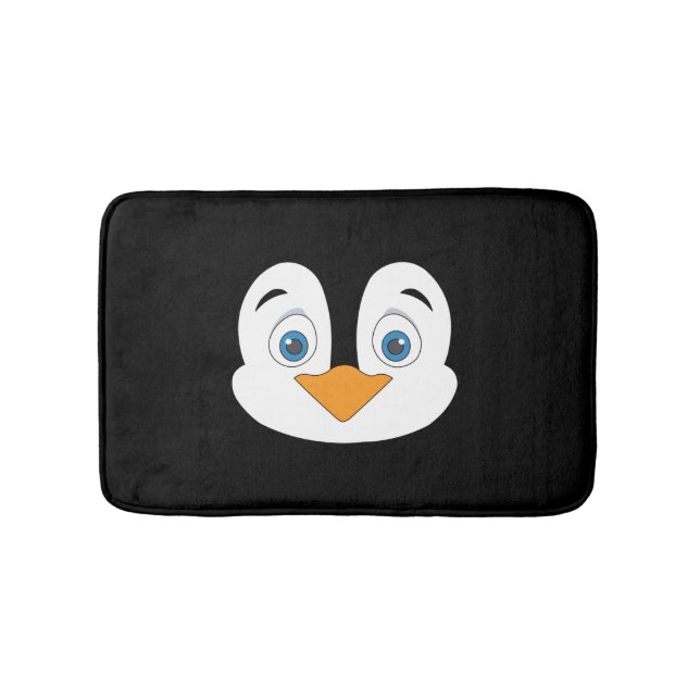 Tapis De Bain Face de pingouin mou (Devant)