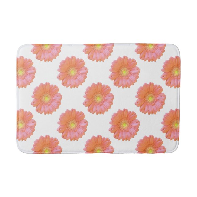 Tapis De Bain Faisée de gerbera orange (Devant)