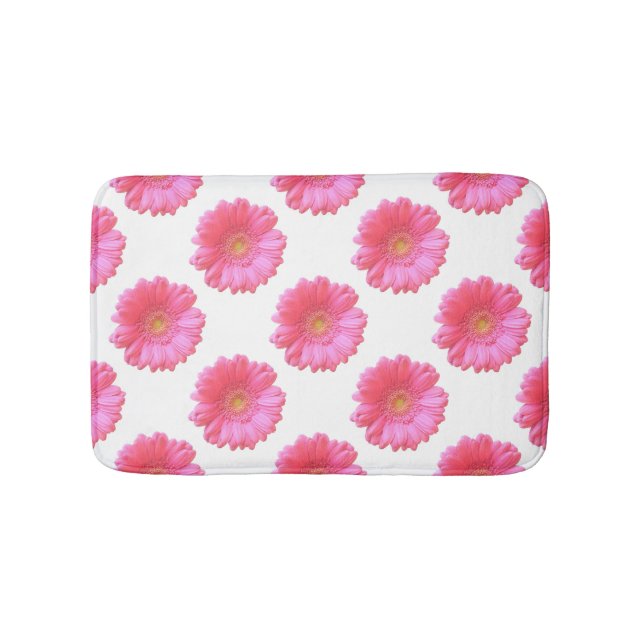 Tapis De Bain Faisée de gerbera rose (Devant)