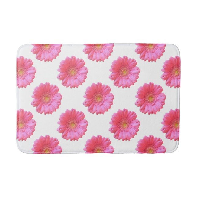 Tapis De Bain Faisée de gerbera rose (Devant)