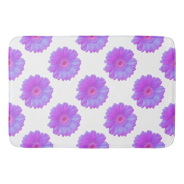 Tapis De Bain Faisée de gerbera violette (Devant)