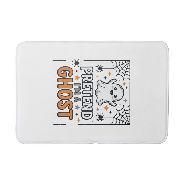 Tapis De Bain Faisons comme si j'étais un Fantôme Mignon Hallowe (Devant)