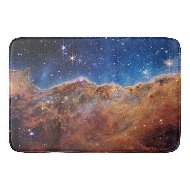 Tapis De Bain Falaises cosmiques Carina Nebula Space Webb Telesc (Devant)