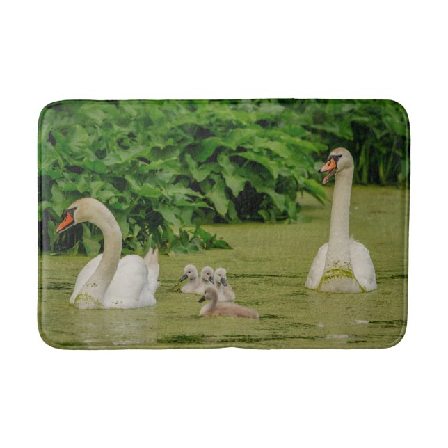 Tapis De Bain Famille de cygne (Devant)