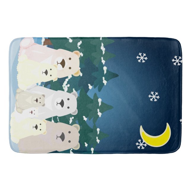 Tapis De Bain Famille d'ours (Devant)