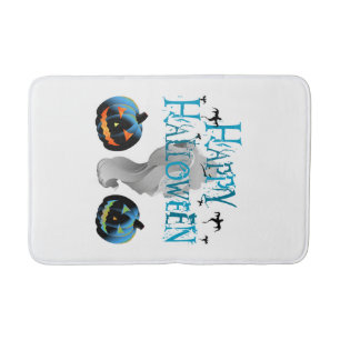 Tapis De Bain Fantôme de Joyeux Halloween - Déguisement d'Hallow