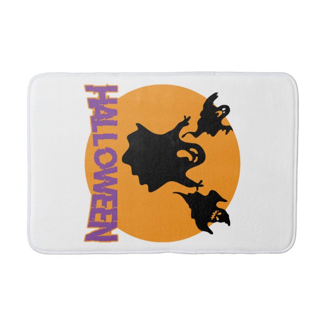 Tapis De Bain fantôme d'Halloween (Devant)