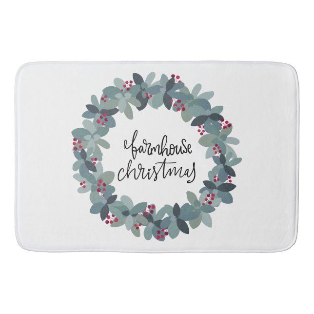 Tapis De Bain Farmhouse Christmas Christmas Wire (Devant)