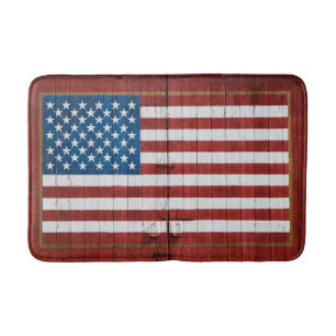 Tapis De Bain Farms American Flag Barn Mural