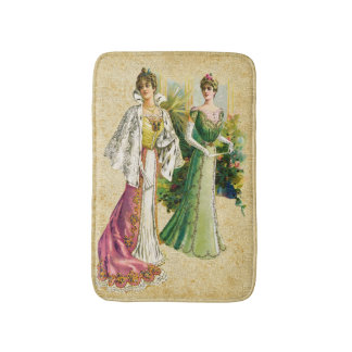 Tapis De Bain Fashion Mat de mode féminine Vintage du Victoria