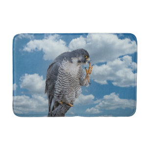 Tapis De Bain Faucon pèlerin le long de la rivière Hudson
