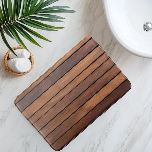 Tapis De Bain Fausse latte en bois (Créateur téléchargé)