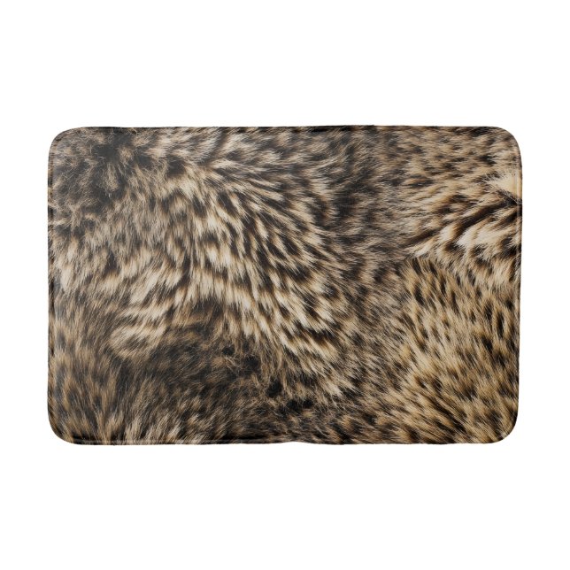Tapis De Bain Faux fourrage Brown (Devant)