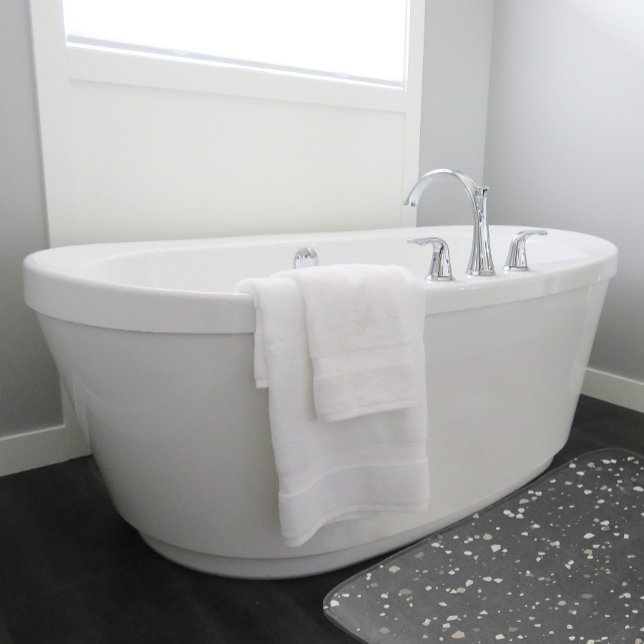 Tapis De Bain Faux Grey Terrazzo (Créateur téléchargé)