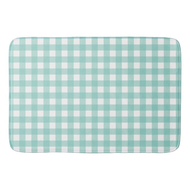 Tapis De Bain Faye et Lauren Green Plaid (Devant)