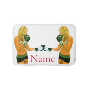 Tapis De Bain Female Fitness Model boxing Thunder_Cove