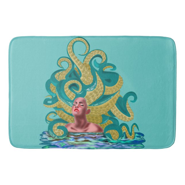 Tapis De Bain Femme Octopus Bath Mat (Devant)