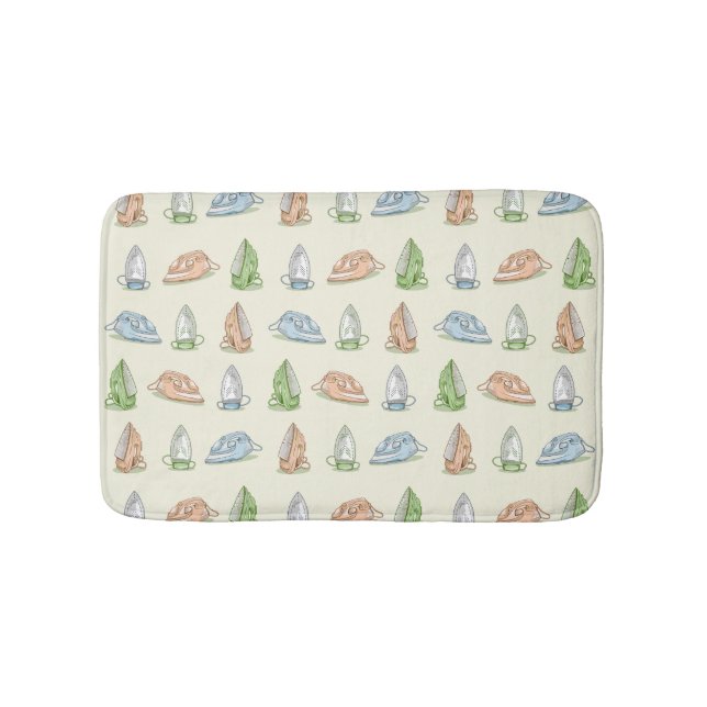 Tapis De Bain Fer à repasser Lave-linge patten (Devant)
