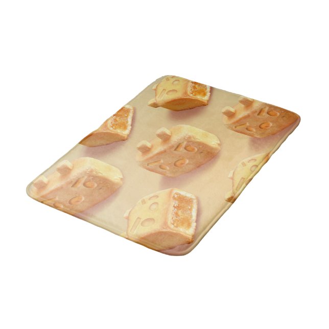 Tapis De Bain Fer T : motif de gâteau d'ananas de Taïwan (Angle)