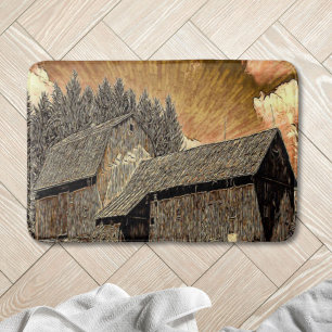 Tapis De Bain Ferme ancienne ferme primitive du pays occidental
