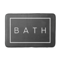 Ferme Chic gris foncé Blanc Simple Typographie