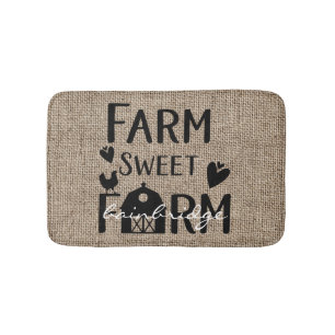 Tapis De Bain Ferme Russe Sweet Farm Personnalisée