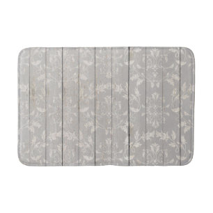 Tapis De Bain Ferme Rustique Shabby Chic Bois Blanc Décoratif