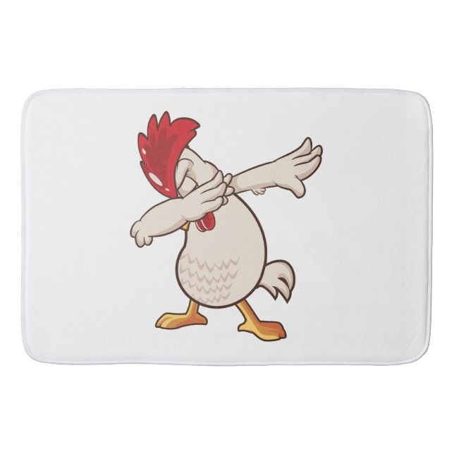 Tapis De Bain Fermier de Dabbing de poulet Danse Dab (Devant)
