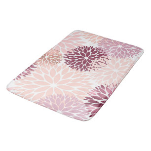 Tapis De Bain Fête des mariées florale Chic Rose