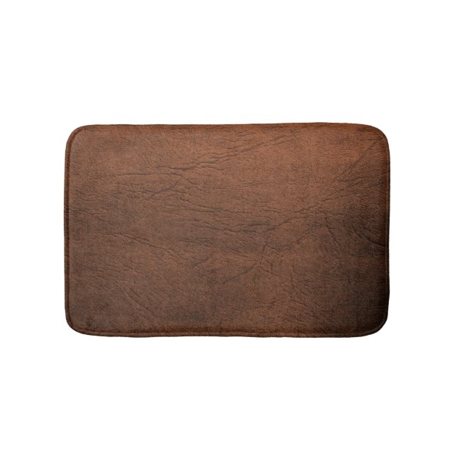 Tapis De Bain Fête des pères en cuir Brown (Devant)