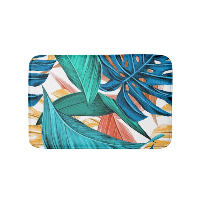 Tapis De Bain Feuille coloré (Devant)