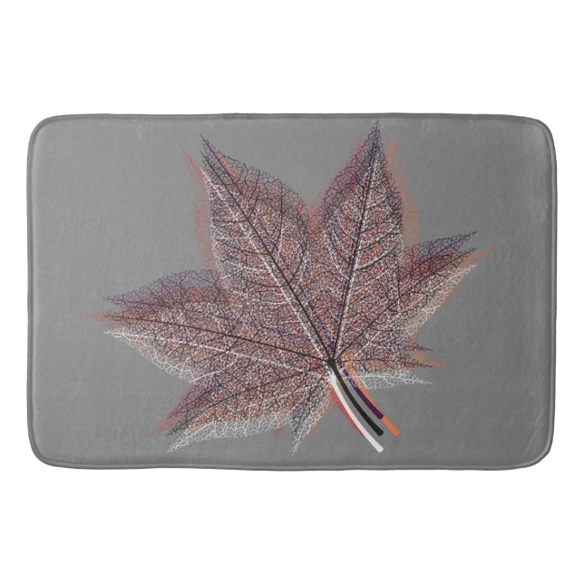 Tapis De Bain Feuille d'hiver #3 (Devant)