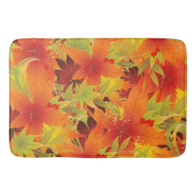 Tapis De Bain Feuilles d'automne (Devant)