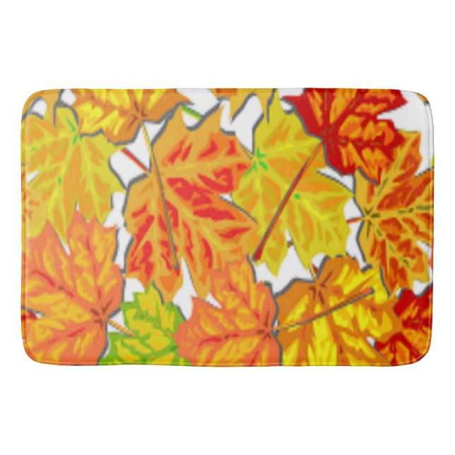 TAPIS DE BAIN FEUILLES D'AUTOMNE (Devant)