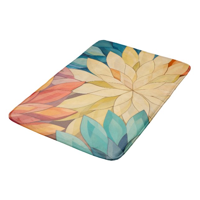 Tapis De Bain Feuilles d'automne (Angle)