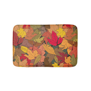 Tapis De Bain Feuilles d'automne colorées
