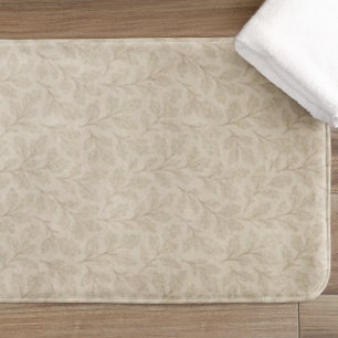 Tapis De Bain Feuilles d'automne élégantes Ferme minimaliste B