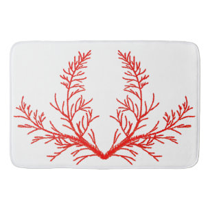 Tapis De Bain Feuilles de cèdre sur un bath Mat