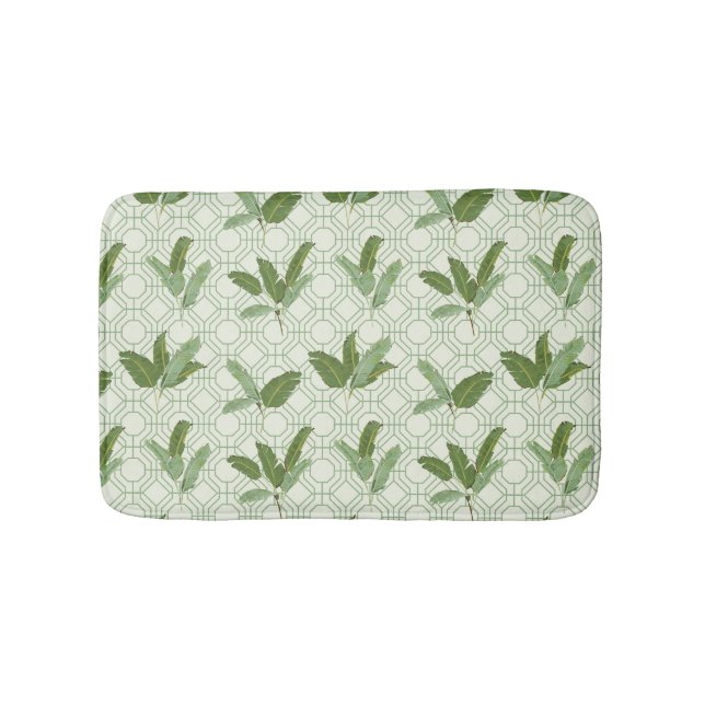 Tapis De Bain Feuilles de palmiers tropicaux (Devant)