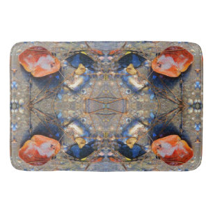 Tapis De Bain Feuilles et Motif des coquilles de mer, II