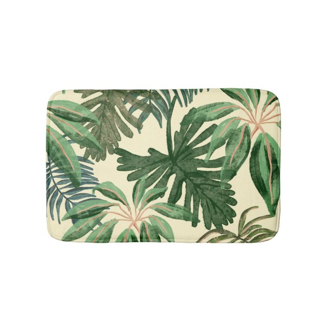 Tapis De Bain Feuilles vertes (Devant)