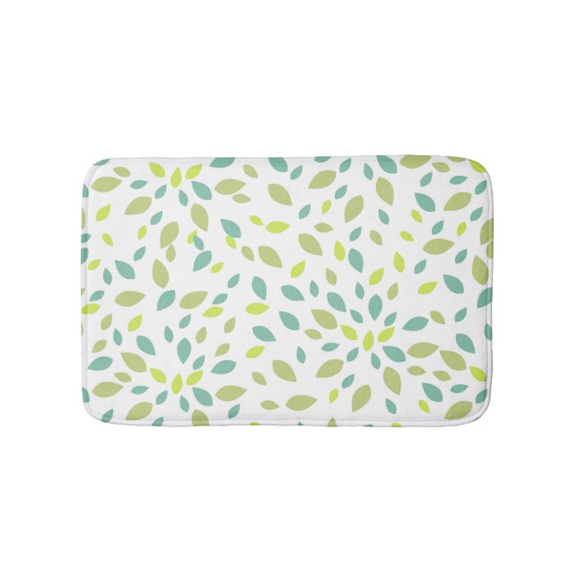 Tapis De Bain Feuilles (Vertes) (Devant)