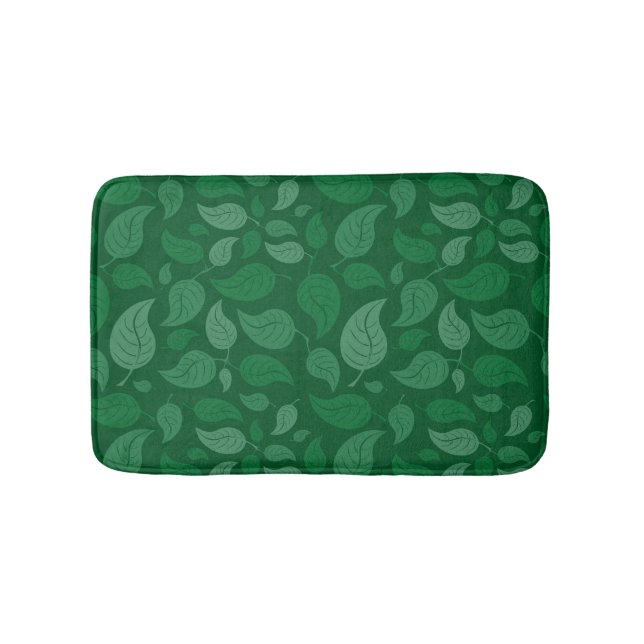 Tapis De Bain Feuilles verts (Devant)