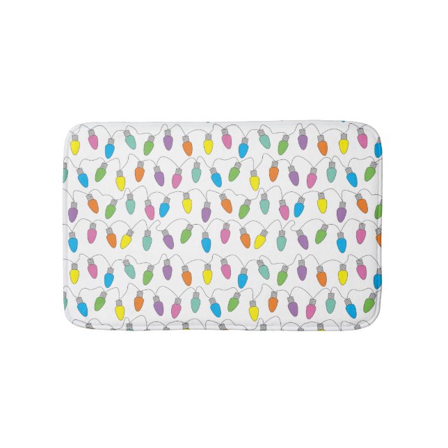 Tapis De Bain Feux de Noël (Devant)