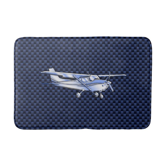 Tapis De Bain Fibre classique de carbone de vol de Cessna de (Devant)