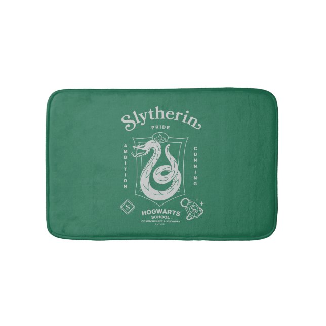 Tapis De Bain Fierté Ambition Ruse Armoiries SERPENTARD™ (Devant)