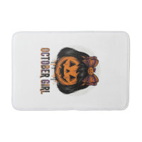 Fille d'octobre Citrouille Arc Halloween Vecteur C
