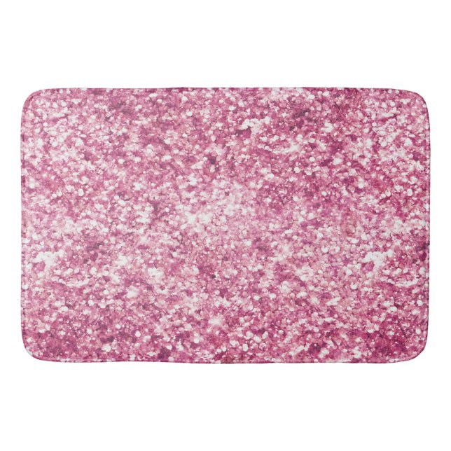 Tapis De Bain Fille Parties scintillant rose Confetti (Devant)