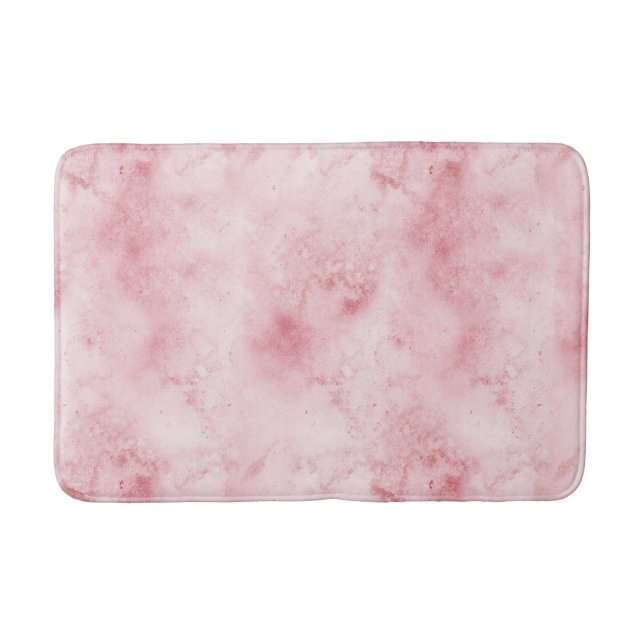 Tapis De Bain Fille rose Abstrait (Devant)